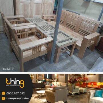 salon gỗ Sồi giá rẻ tại Đà Nẵng
