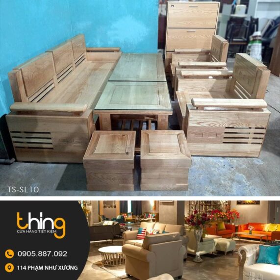 bàn ghế salon đối tay trứng
