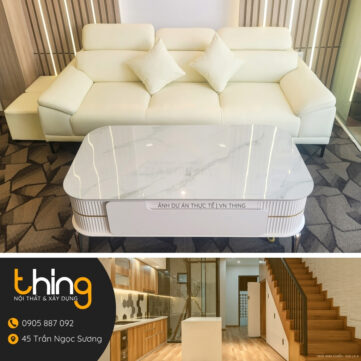 Bộ sofa màu be kèm bàn trà (TS-SF12)